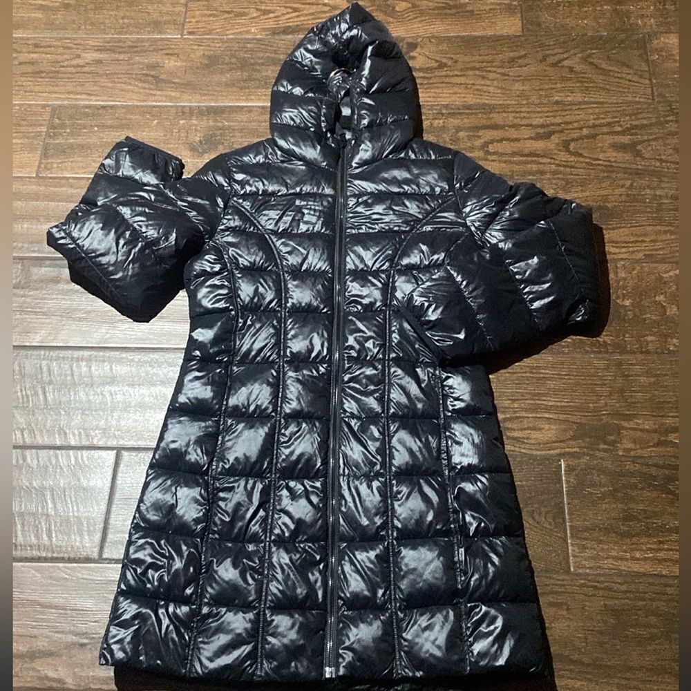 Aventure Women's Size S 3/4 Length Puffr  Jacket Black